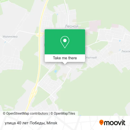 улица 40 лет Победы map