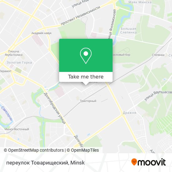 переулок Товарищеский map