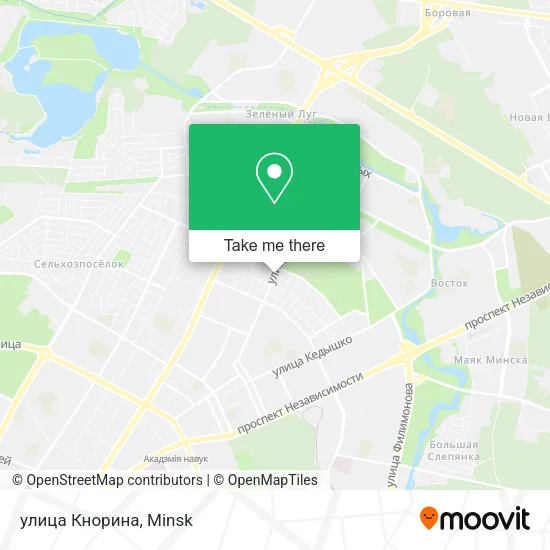 улица Кнорина map