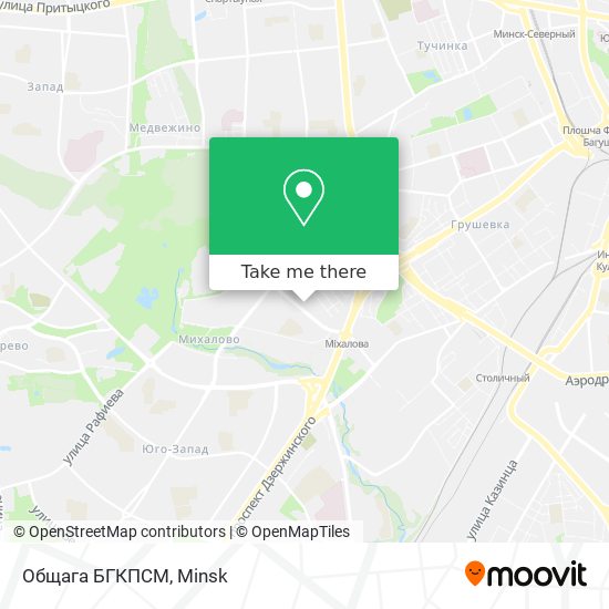 Общага БГКПСМ map