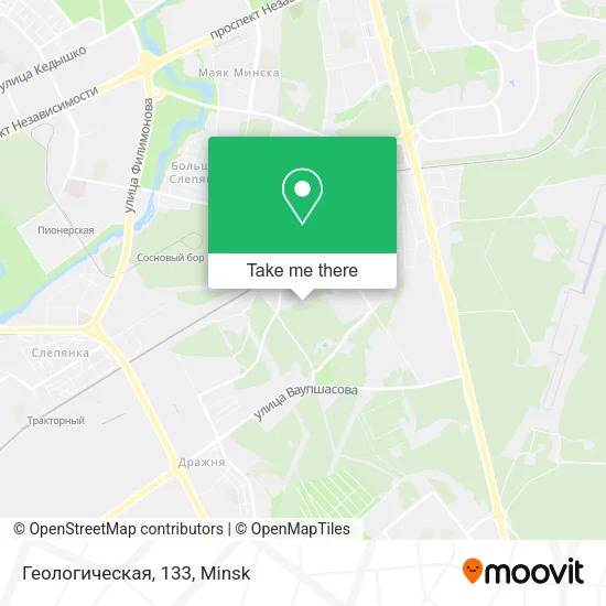 Геологическая, 133 map