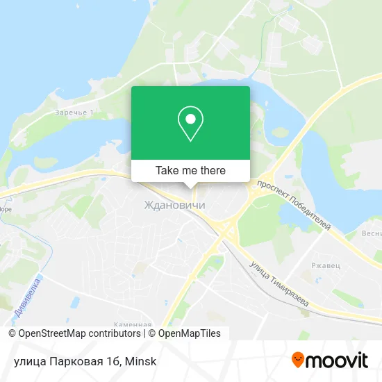улица Парковая 1б map