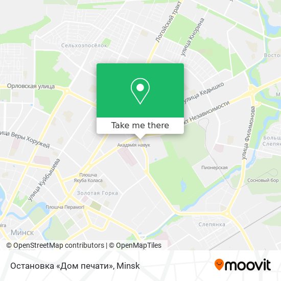 Остановка «Дом печати» map