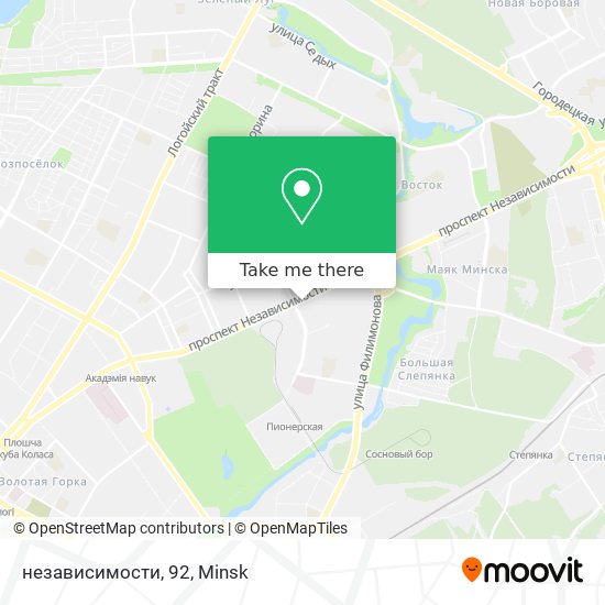 независимости, 92 map