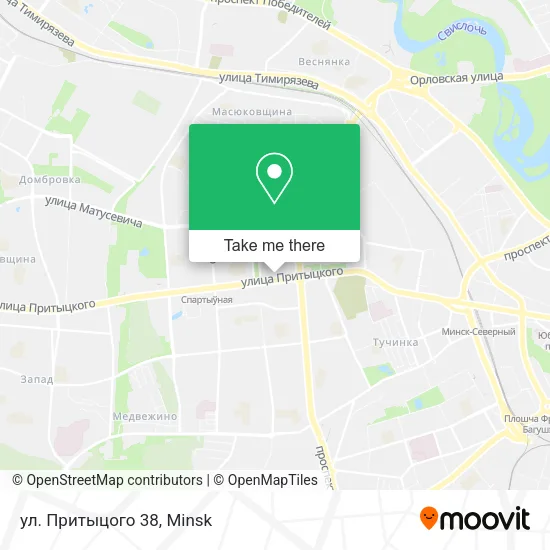 ул. Притыцого 38 map