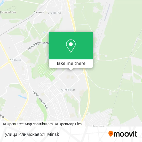 улица Илимская 21 map