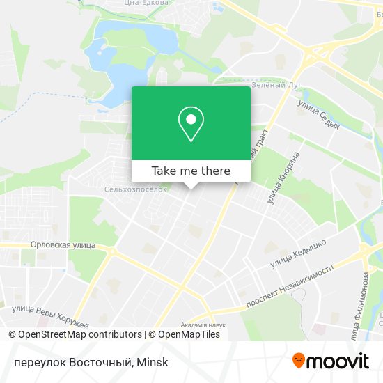 переулок Восточный map