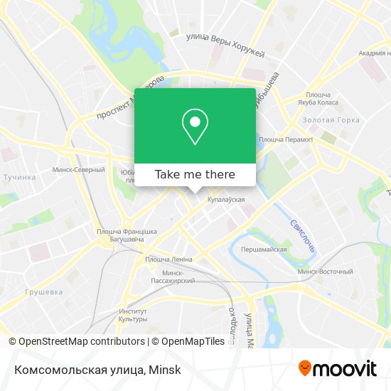 Комсомольская улица map