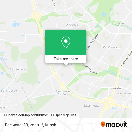 Рафиева, 93, корп. 2 map