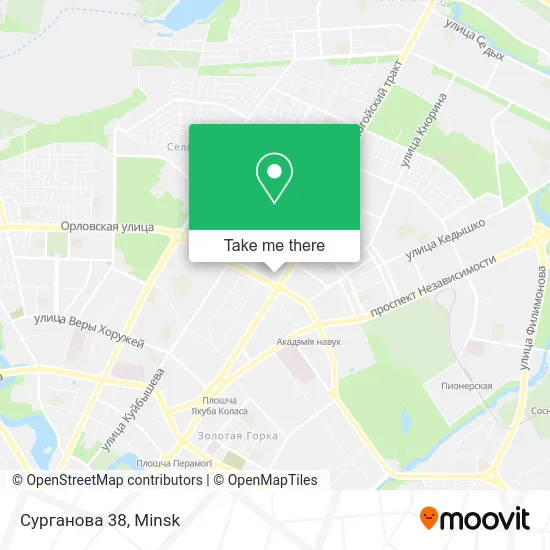 Сурганова  38 map