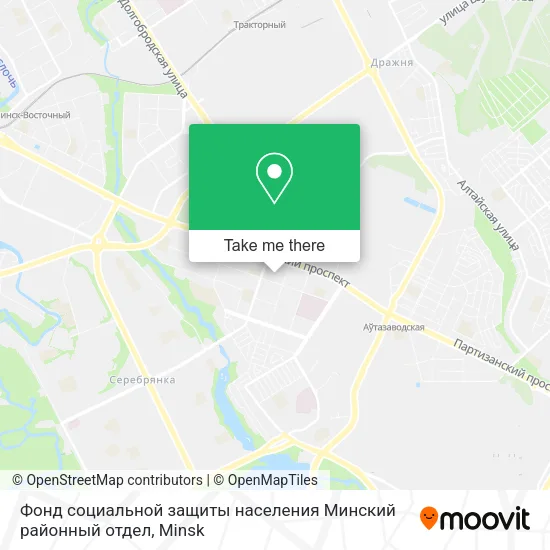 Фонд социальной защиты населения Минский районный отдел map