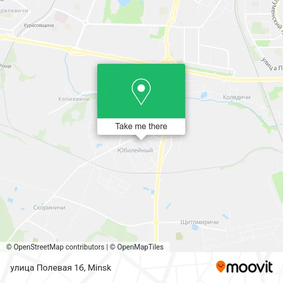 улица Полевая 1б map