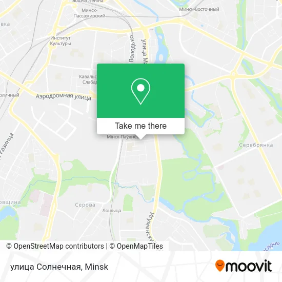 улица Солнечная map