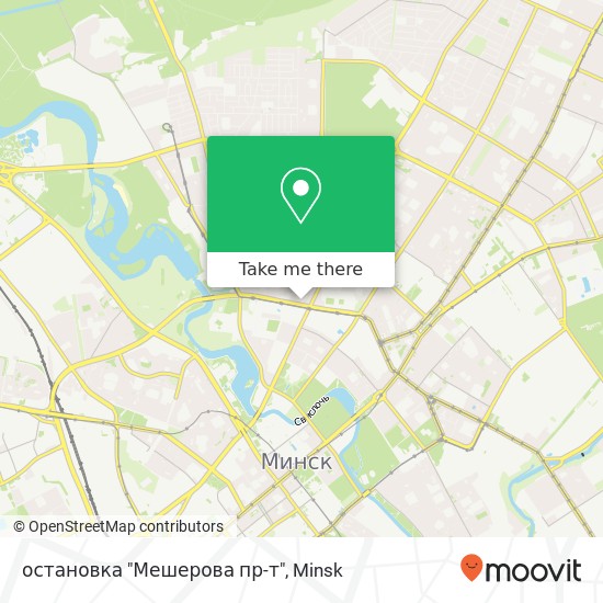 остановка "Мешерова пр-т" map