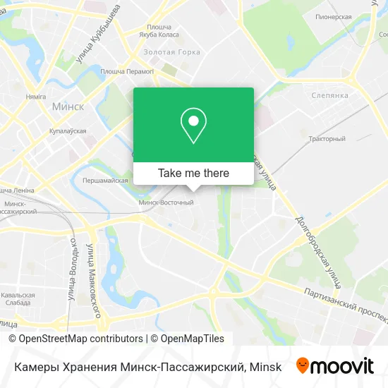 Камеры Хранения Минск-Пассажирский map