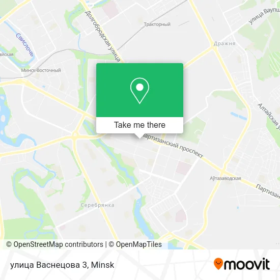 улица Васнецова 3 map