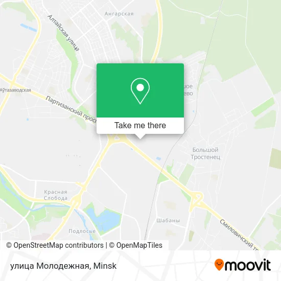 улица Молодежная map