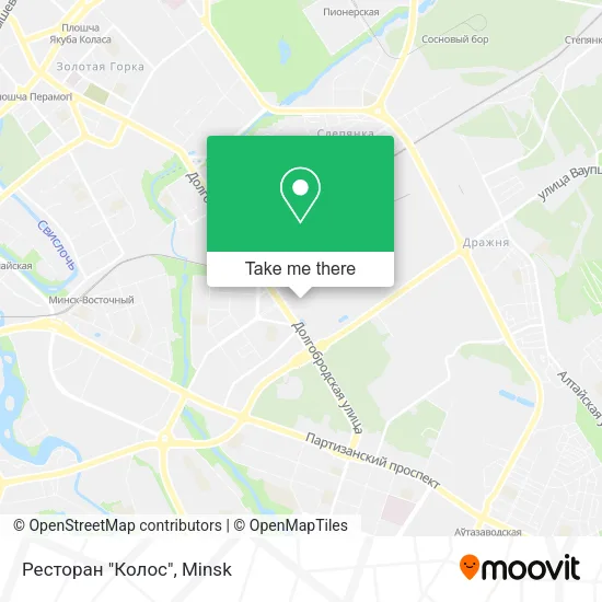 Ресторан "Колос" map