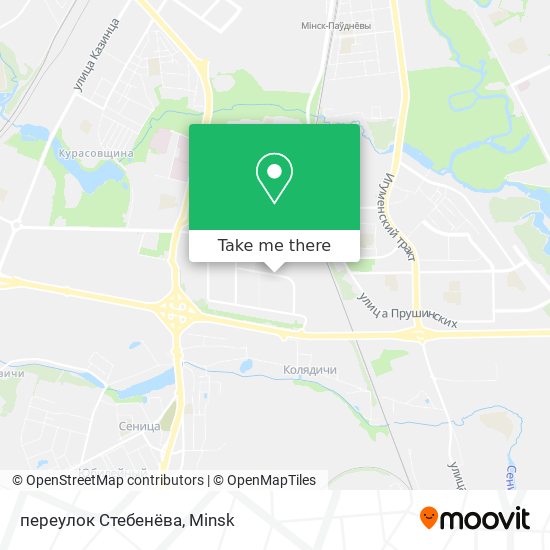 переулок Стебенёва map