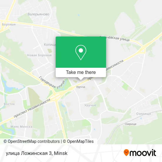 улица Ложинская 3 map