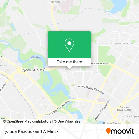 улица Каховская 17 map