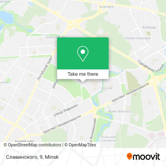 Славинского, 9 map