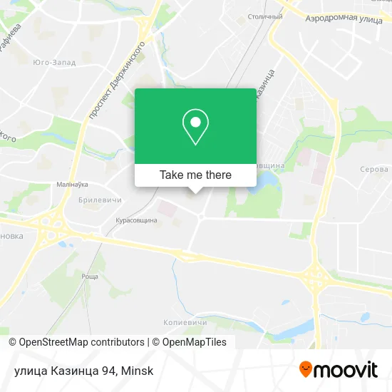 улица Казинца 94 map