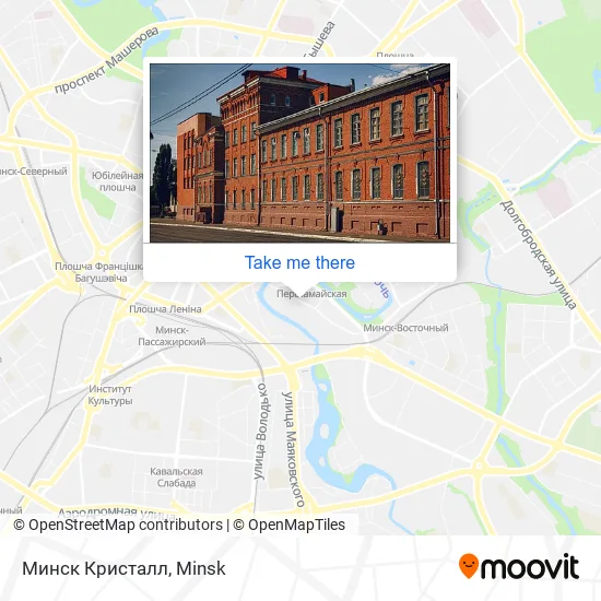 Минск Кристалл map