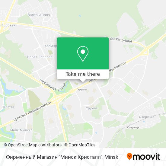 Фирменный Магазин "Минск Кристалл" map