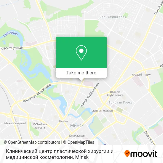 Клинический центр пластической хирургии и медицинской косметологии map