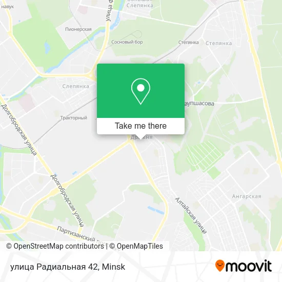 улица Радиальная 42 map