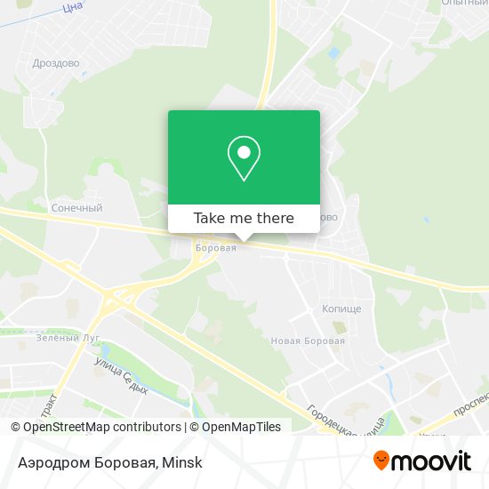 Аэродром Боровая map