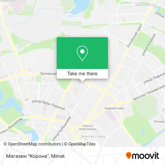 Магазин "Корона" map