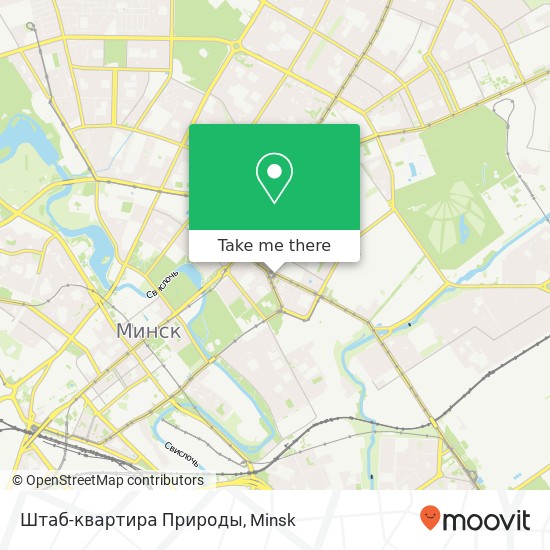 Штаб-квартира Природы map