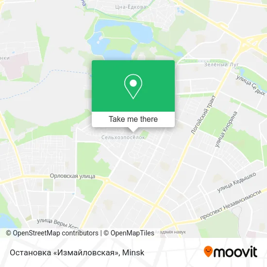 Остановка «Измайловская» map