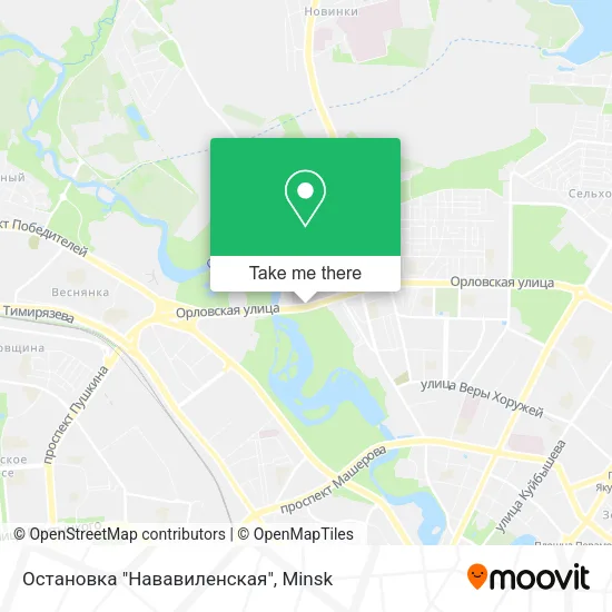 Остановка "Нававиленская" map