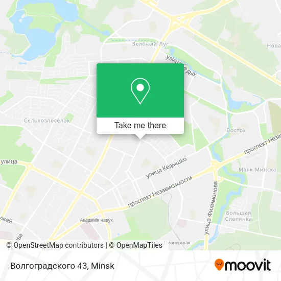 Волгоградского 43 map