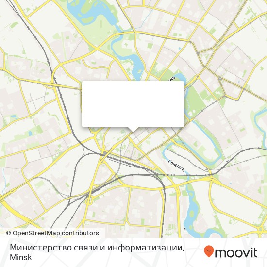 Министерство связи и информатизации map