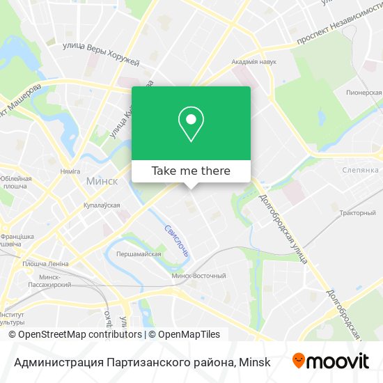 Администрация Партизанского района map