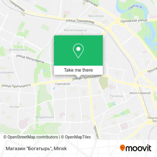 Магазин "Богатырь" map