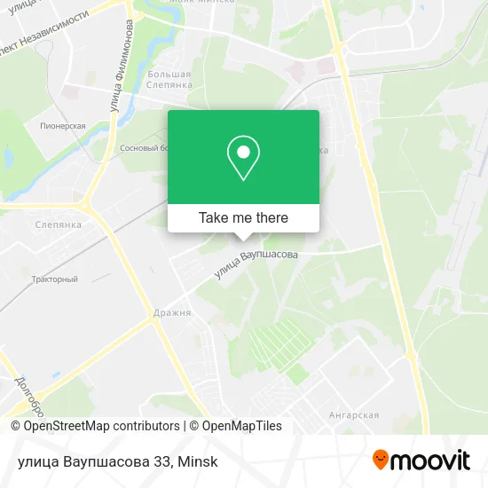 улица Ваупшасова 33 map