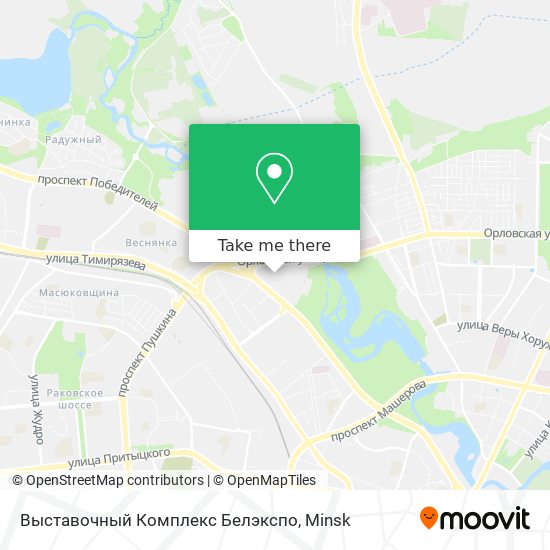 Выставочный Комплекс Белэкспо map