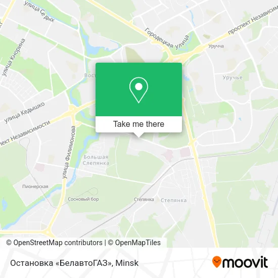 Остановка «БелавтоГАЗ» map