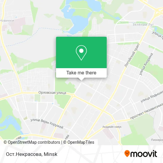 Ост.Некрасова map