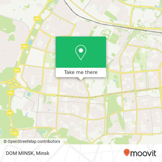 DOM MINSK map