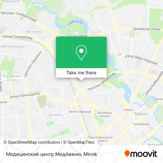 Медицинский центр МедАвеню map