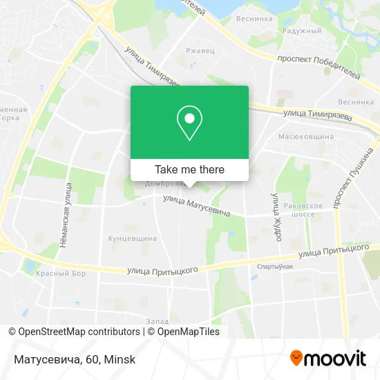 Матусевича, 60 map