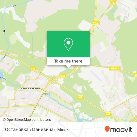 Остановка «Маневича» map