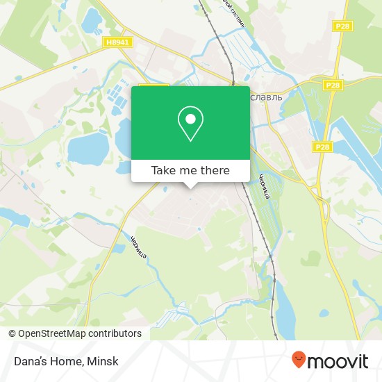 Dana’s Home map