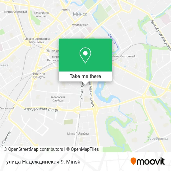 улица Надеждинская 9 map